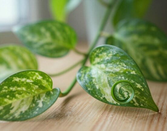 pothos leaves curling